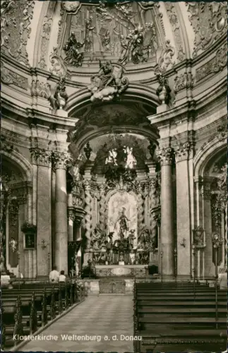 Ansichtskarte Kelheim Kloster Weltenburg Altar 1965