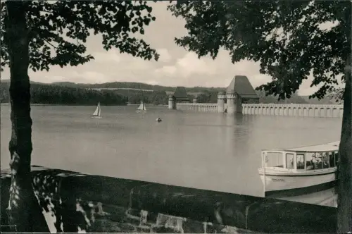 Ansichtskarte Günne Möhnesee - Stausee Fahrgastschiff 1965