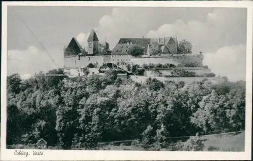 Ansichtskarte Coburg Veste Coburg 1964