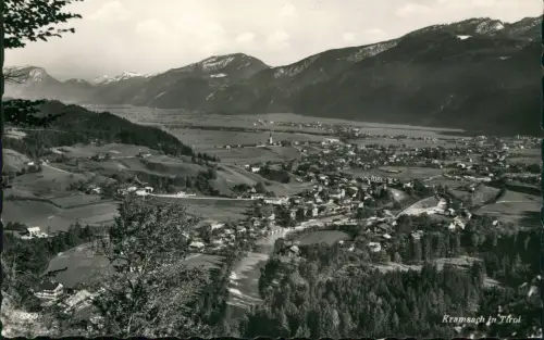 Ansichtskarte Kramsach Blick auf die Stadt - Fotokarte 1963