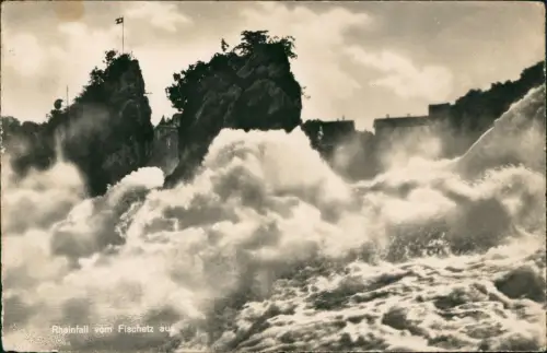 Ansichtskarte Neuhausen am Rheinfall Rheinfall Stimmungsbild - Fotokarte 1962
