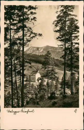 Ansichtskarte Rottach-Egern Kircherl Kapelle - Fotokarte 1951