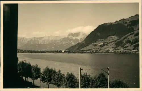 Ansichtskarte Zell am See Blick aus dem Zug 1951