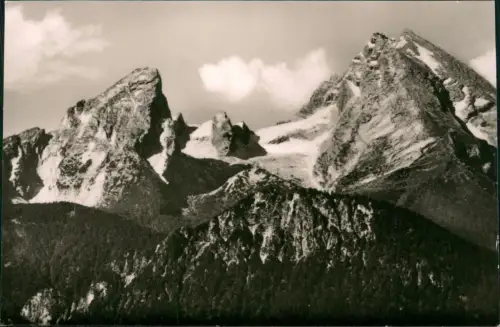 Ansichtskarte Berchtesgaden Watzmann - Fotokarte 1953