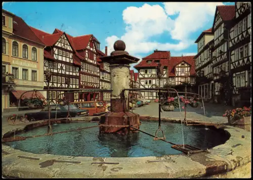 Ansichtskarte Bad Sooden-Allendorf Marktplatz - Autos 1980