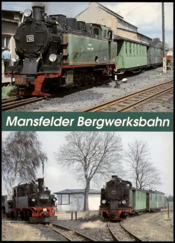 Klostermansfeld-Gerbstedt Lokomotiven der Mansfelder Bergwerksbahn 1994