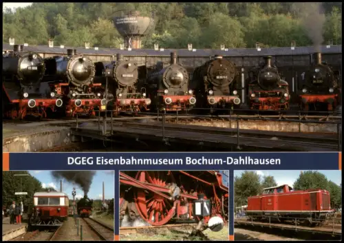 Dahlhausen-Bochum Dampflokparade vor dem historischen Ringlokschuppen 2002