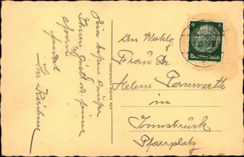 Ansichtskarte .Tirol Österreich - Tirol Kundler Klamm Wirtschaft 1938