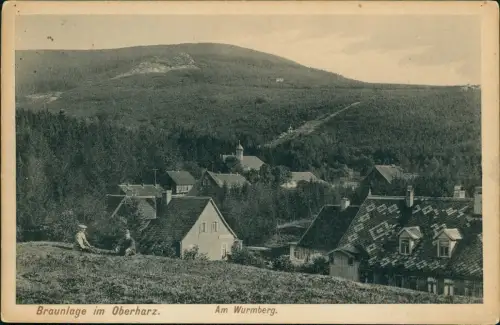 Ansichtskarte Braunlage Am Wurmberg 1916