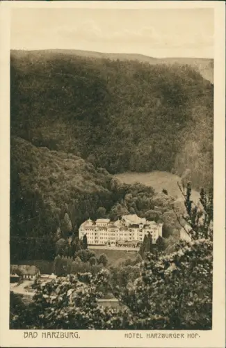 Ansichtskarte Bad Harzburg HOTEL HARZBURGER HOF. 1929