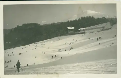 Ansichtskarte Innsbruck Übungsgelände Skifahrer 1930