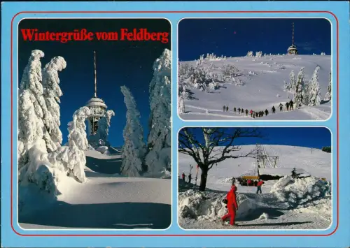 Feldberg (Schwarzwald) Wintergrüße vom Feldberg, Schnee-Winter-Motive 1994