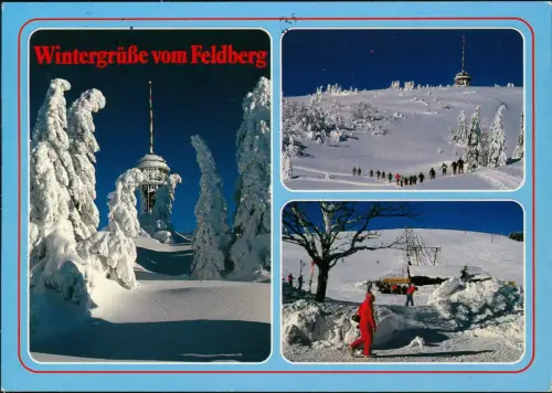 Feldberg (Schwarzwald) Wintergrüße vom Feldberg, Schnee-Winter-Motive 1994/1993