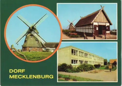 Dorf Mecklenburg Gaststätte "Mecklenburger Mühle", Galerie an der Mühle,   1982