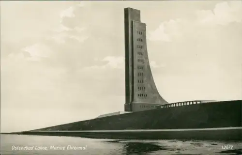 Ansichtskarte Laboe Marinedenkmal - Fotokarte 1930