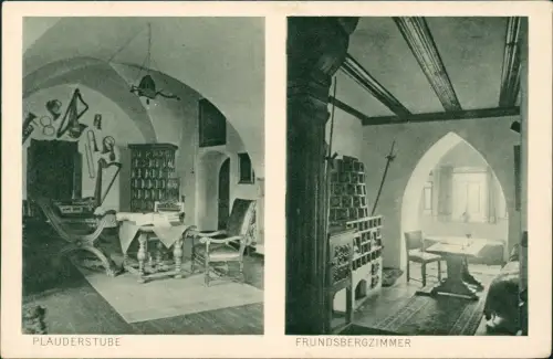 Lauenstein-Ludwigsstadt 2 Bild Burg Lauenstein Ober-Franken. Innenansichten 1928