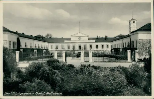 Postcard Bad Königswart Lázně Kynžvart Schloss Státní zámek 1940