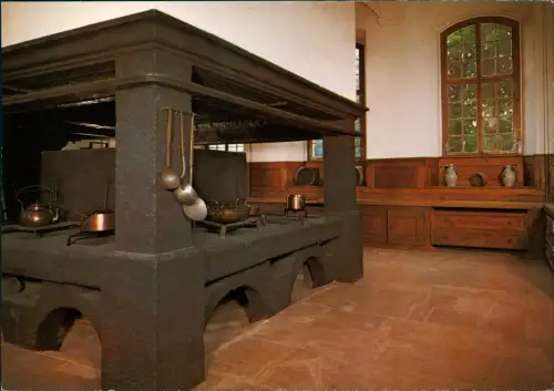 Ansichtskarte Calden Schloß Wilhelmsthal Küche im Küchenflügel 1980