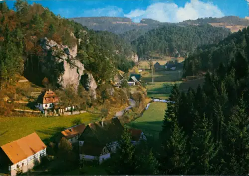 Ansichtskarte Obertrubach Panorama Ansicht 1986