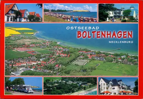 Ostseebad Boltenhagen Mehrbildkarte Ortsansichten und Luftaufnahme 2003