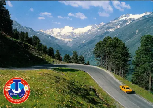 Ansichtskarte .Tirol Obergurgl Brennerpaß Timmelsjoch Hochalpenstraße 1980