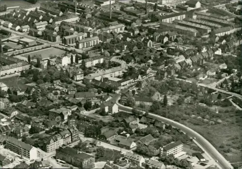 Ansichtskarte Badenstedt-Hannover Luftbild Luftaufnahme 1964