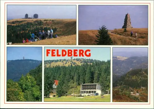 Feldberg (Schwarzwald) Feldberg (1500m) Schwarzwald (Mehrbildkarte) 2000