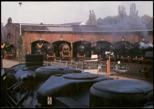 Ansichtskarte Hilbersdorf-Chemnitz Eisenbahnmuseum Dampflokomotive 2002