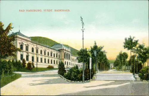 Ansichtskarte Bad Harzburg Städtisches Badehaus 1914