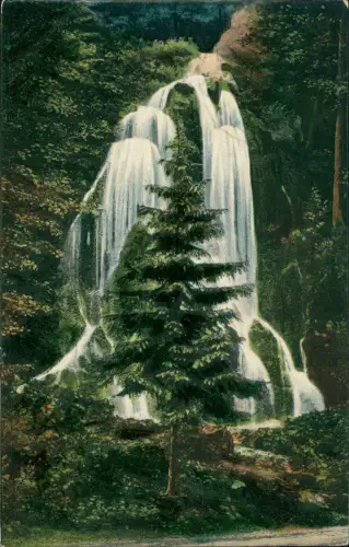 Ansichtskarte Bad Harzburg Wasserfall 1917