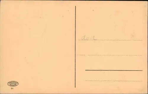 Ansichtskarte Goslar Rathaus-Aufgang. 1918