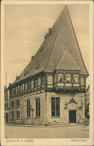 Ansichtskarte Goslar Hotel Brusttuch 1928