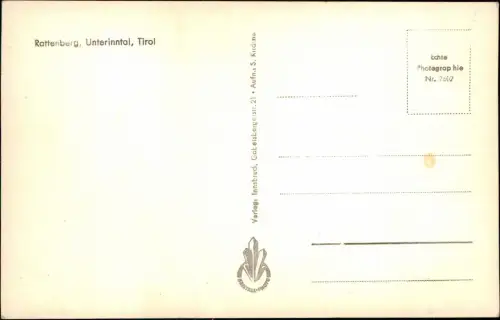 Ansichtskarte Rattenberg Tirol Tirol - Straße Gasthof Cafe 1932