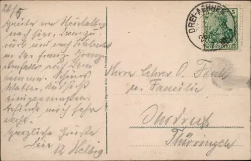 CPA Drei Ähren Trois Epis Stadtpartie 1910