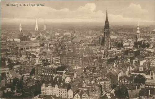 Ansichtskarte Hamburg Luftbild - Fliegerschau 1930