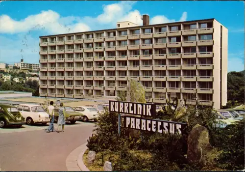 Ansichtskarte Bad Schwalbach Langenschwalbach Kurklinik Paracelsus 1978