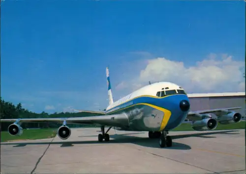 Ansichtskarte  Flugzeug (Airplane) LUFTHANSA BOEING Jet 720 B 1960