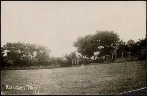 Postcard .Ungarn Haus am Hang 1929   gel. Budapest nach Cluj