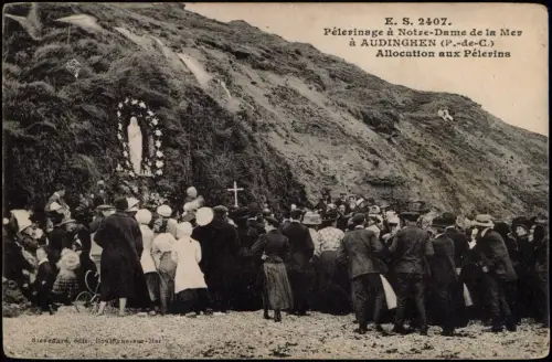 .Frankreich Pélerinage à Notre-Dame de la Mer à AUDINGHEN Prozession 1913