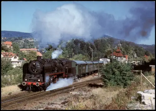 Ansichtskarte Forbach (Baden) Zollernbahn Dampflokomotive 1997