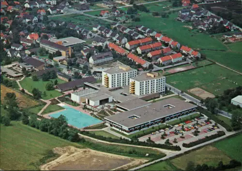 Ansichtskarte Bad Pyrmont Luftbild Berufsförderungswerk 1980