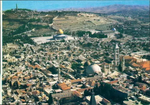 Jerusalem Jeruschalajim (רושלים) Luftbild Luftaufnahme Aerial View 1978