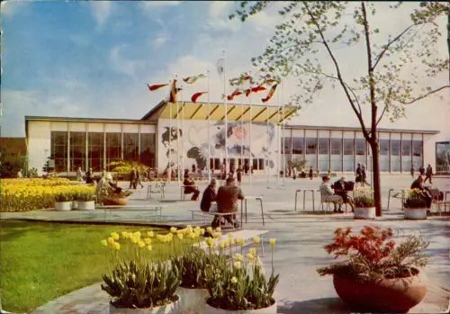 Ansichtskarte Erfurt 1. Internationale Gartenbauausstellung der DDR 1961