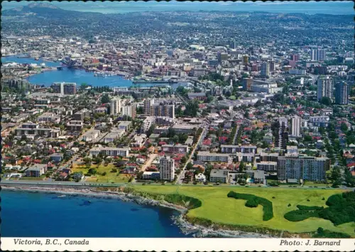 Postcard Victoria Luftbild areal View 1979  Canada