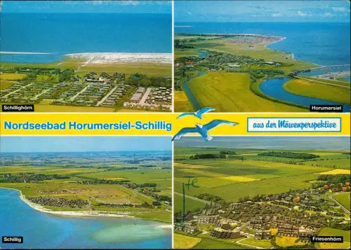 Horumersiel-Schillig-Wangerland Luftbilder Friesenhörn Schillig 1986