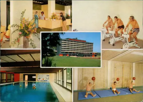 Ansichtskarte Bad Krozingen KURKLINIK SINNIGHOFEN Mehrbild Anwendungen 1978