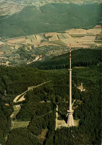 Ansichtskarte Dannenfels Luftbild Stadt und UKW Sender 1963