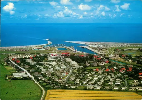 Ansichtskarte Bensersiel-Esens Luftaufnahme Luftbild 1985