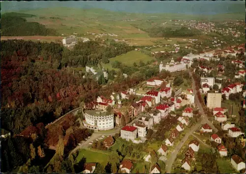 Ansichtskarte Bad Wildungen Luftbild Fliegeraufnahme 1969