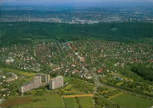 Ansichtskarte Stuttgart Luftbild Sillenbruch 1993